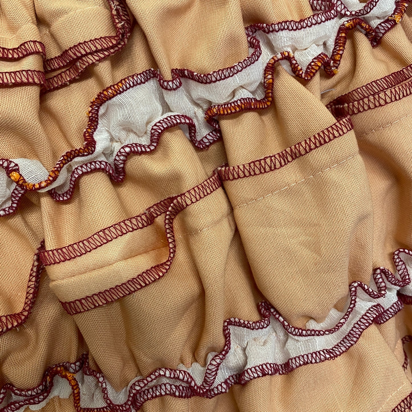 Corals Ruffles Skirt