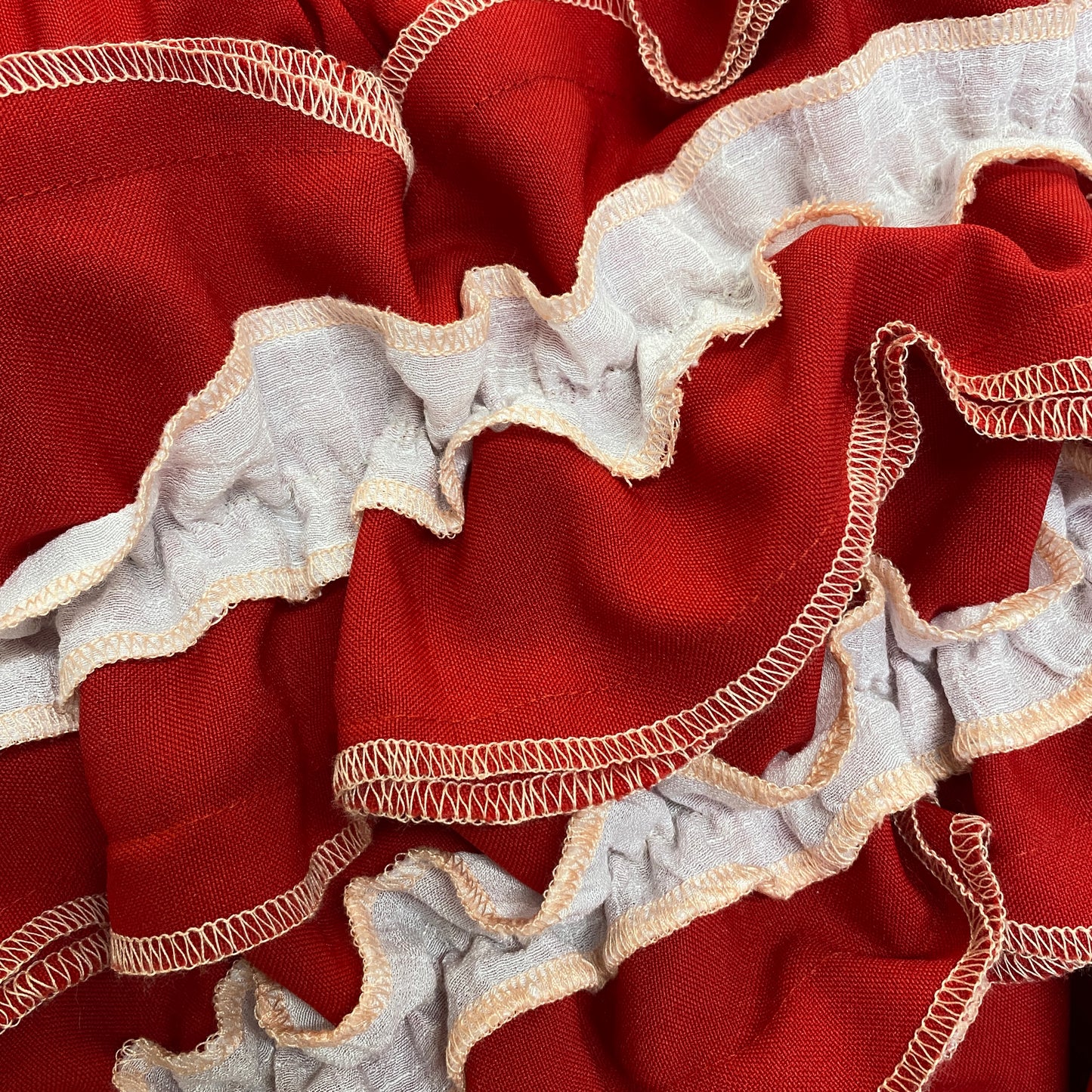 Corals Ruffles Skirt