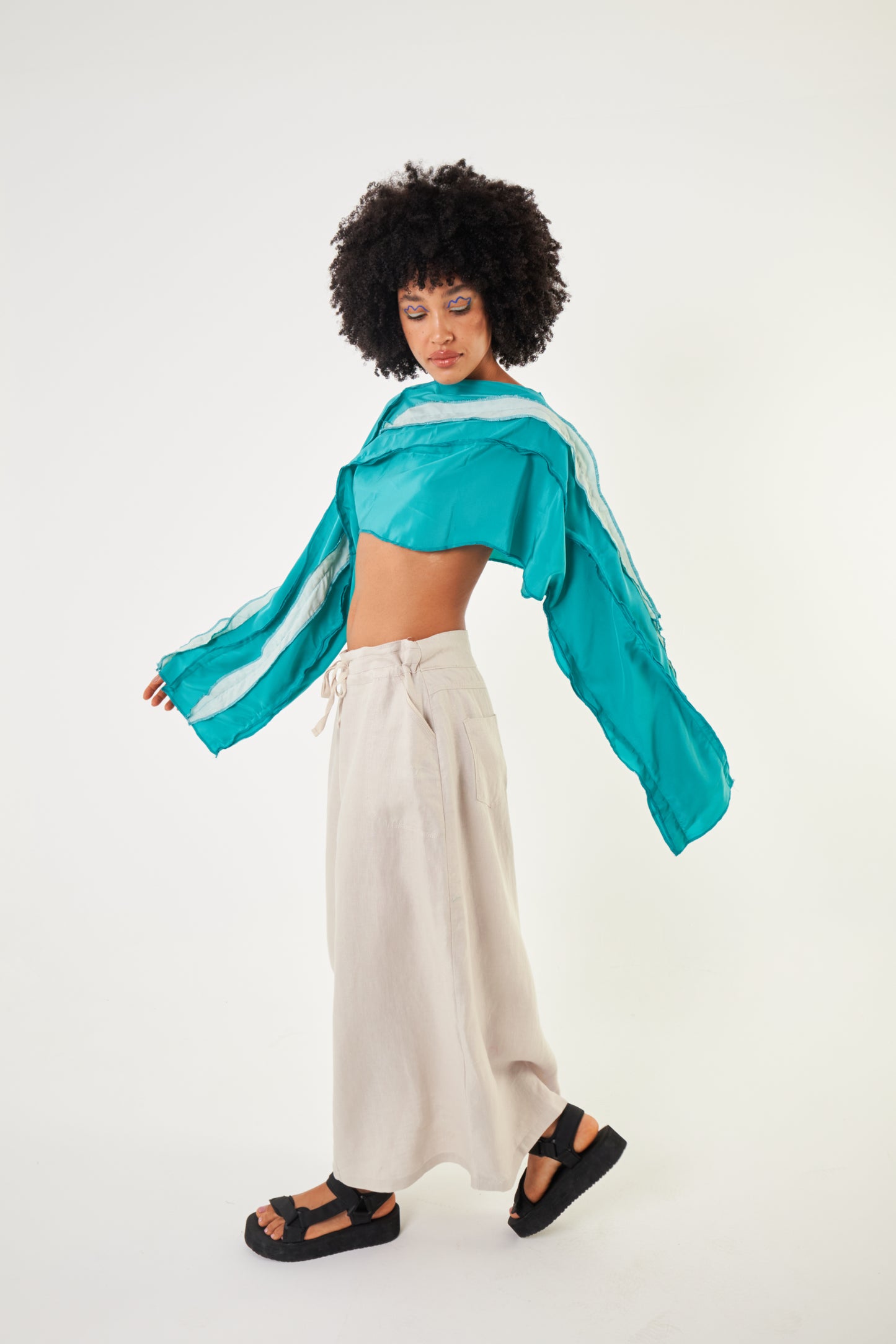 Wave Whisperer Ruffle Top