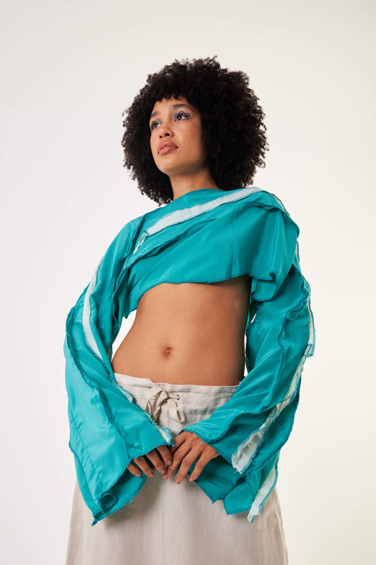 Wave Whisperer Ruffle Top