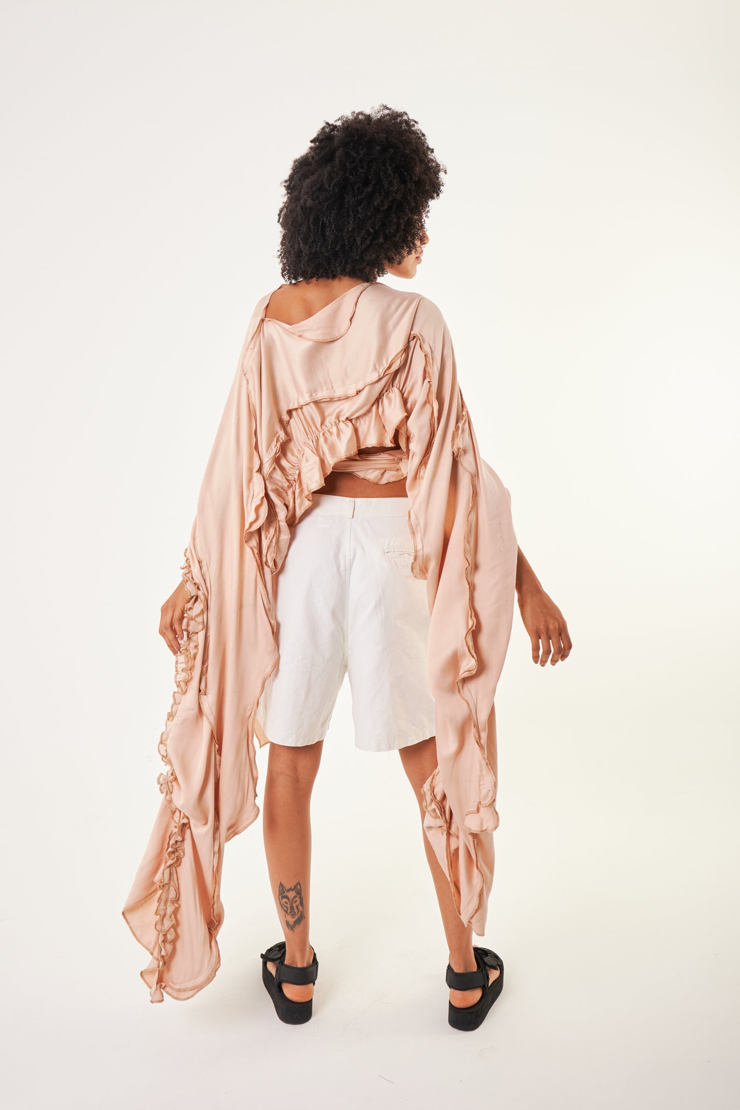 Tropical Tides Top With Wrapped Around Belt