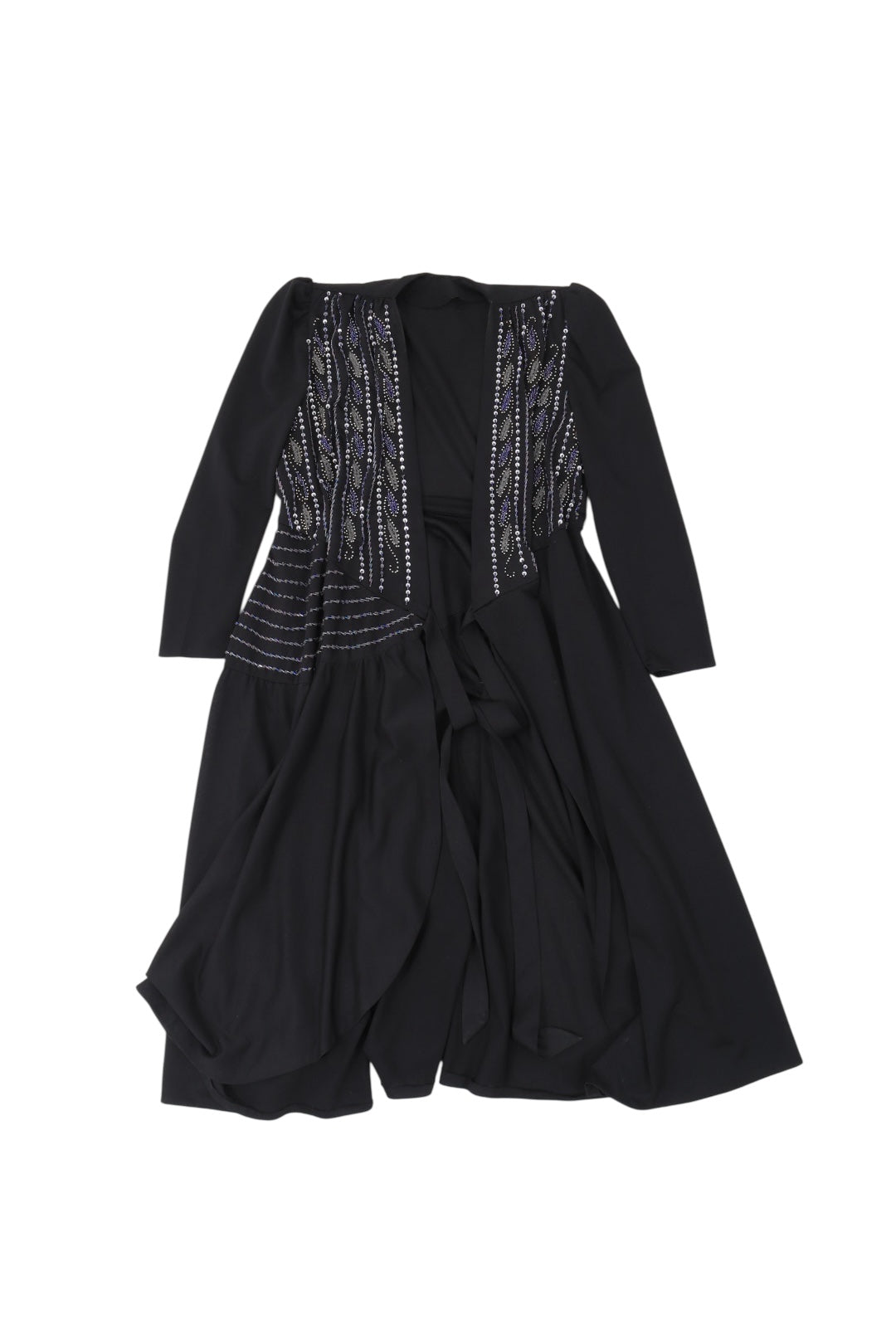 Embellished Wrap Dress