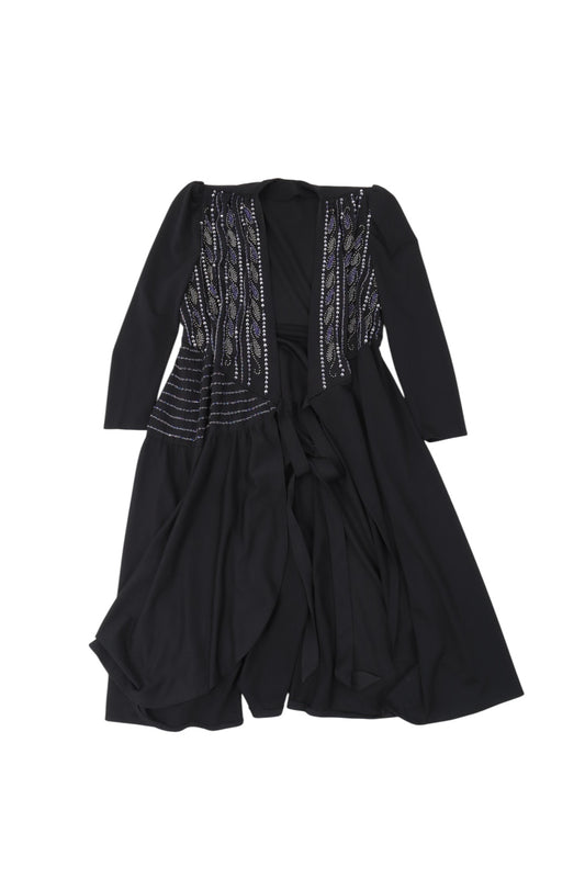 Embellished Wrap Dress