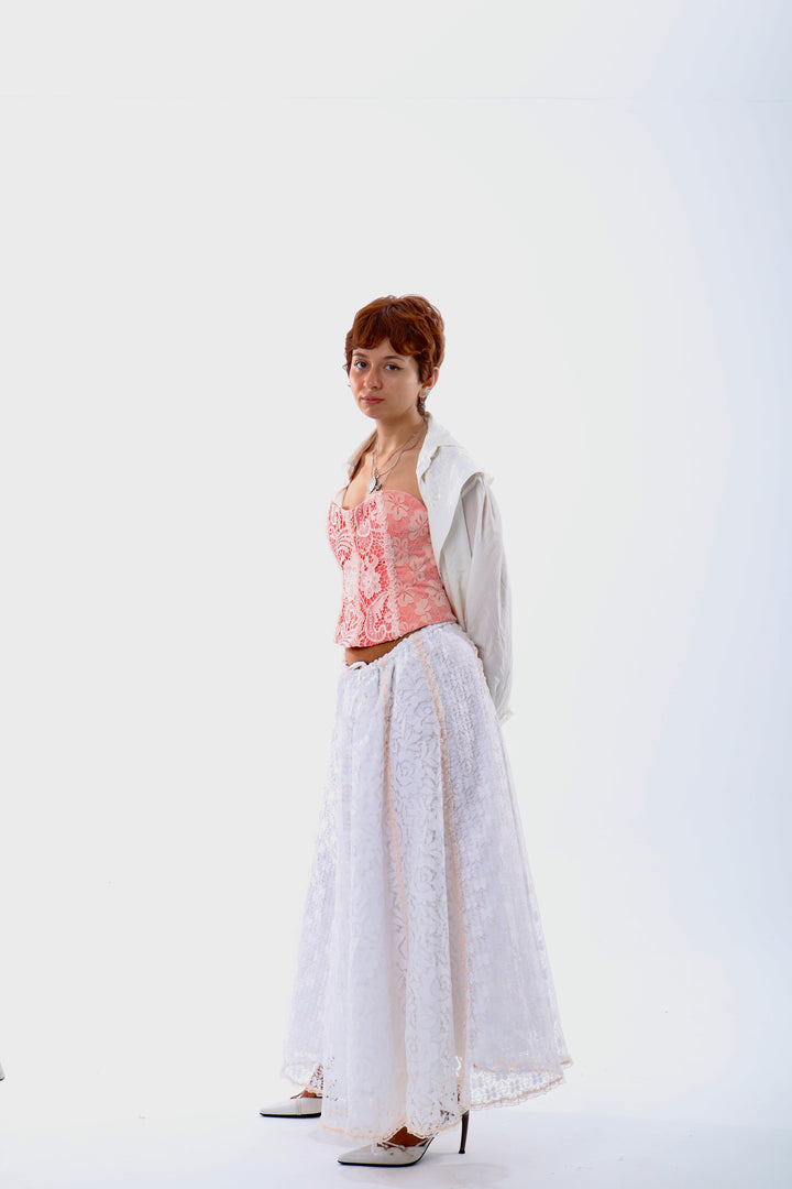 White Lace Skirt
